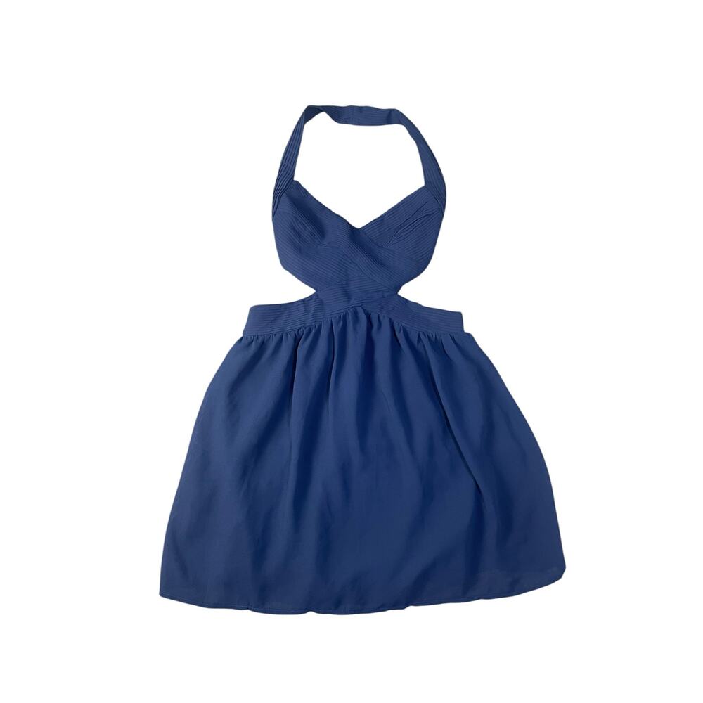 Tobi Women’s Navy Blue Small Halter Mini Dress